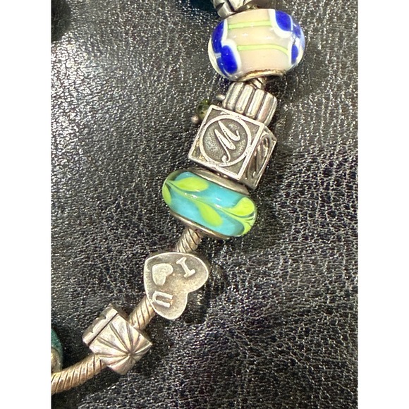 Pandora Sterling Silver 17 Disney Charm Bracelet Mickey Carriage Castle Mom 925 - Picture 6 of 7